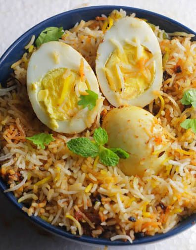 Egg Dum Biryani (Half)