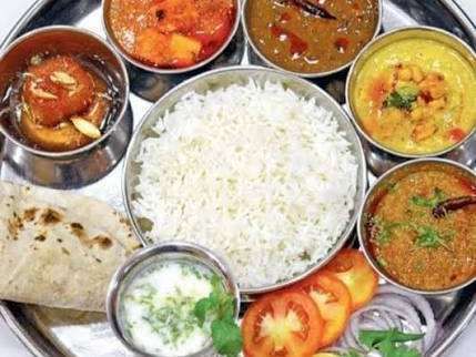 Sada Khana Thali (chawal)