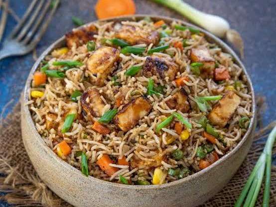 Paneer Mushroom Fried Rice