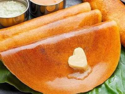 Masala Dosa with Butter