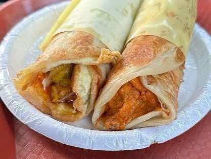 Double Egg Chicken Roll