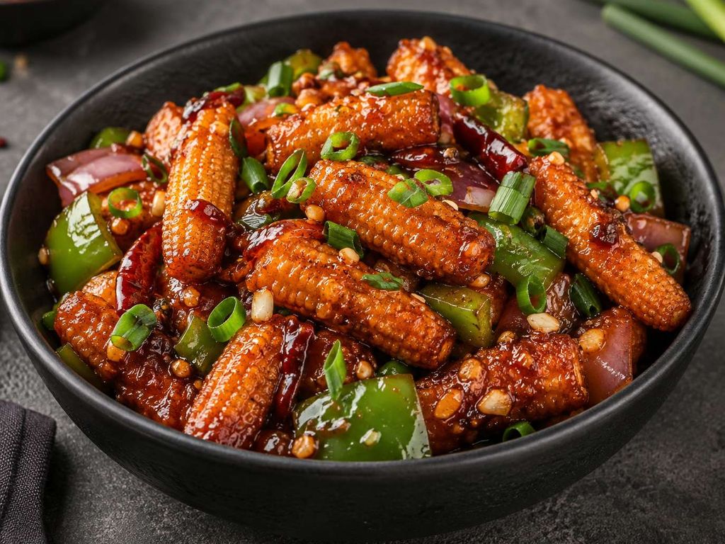 Crispy Baby Corn Chilli