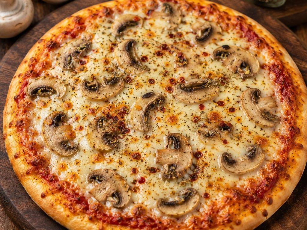 Mushroom pizza 7 [inches]