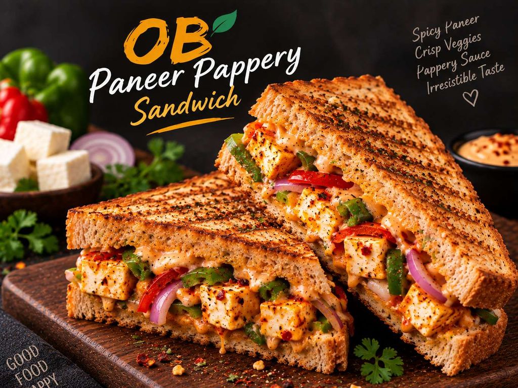 OB Paneer Pappery sandwich