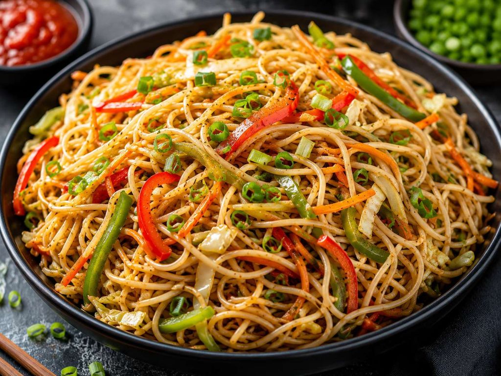 Veg Hakka Noodles