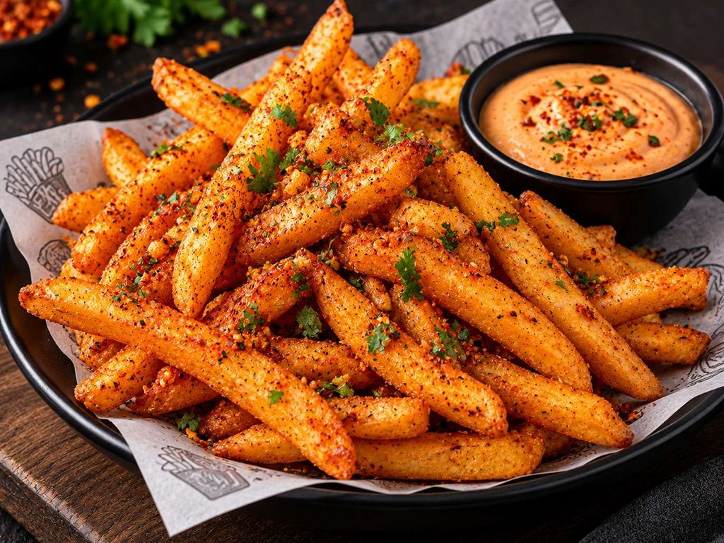 Crazy Fries With sauce