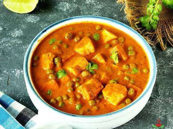 Matar Paneer Half
