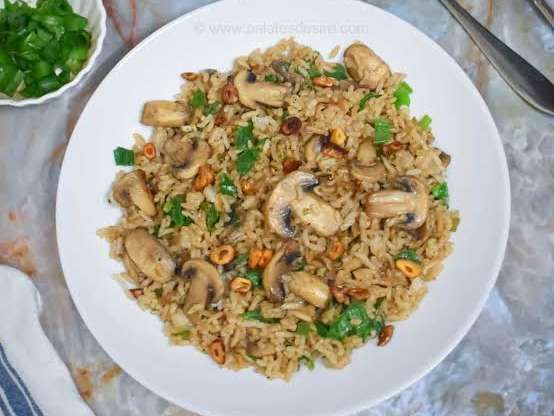 Mushroom Fried Rice