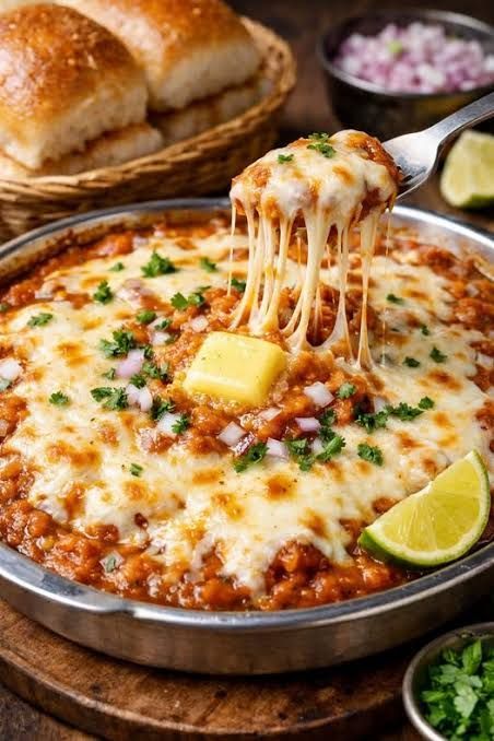 Cheese Pav Bhaji