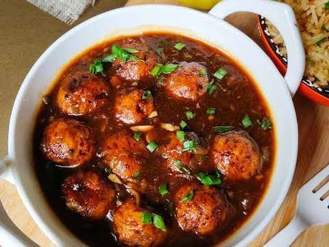 Veg Manchurian Half (10P)