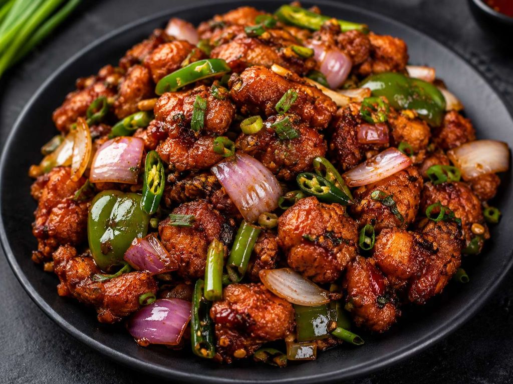 Chicken Chilli Boneless Dry (Full)